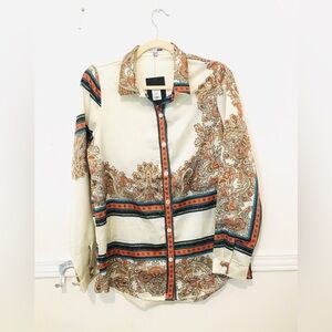 Fashion Nova NWT blouse Colourful Blouse